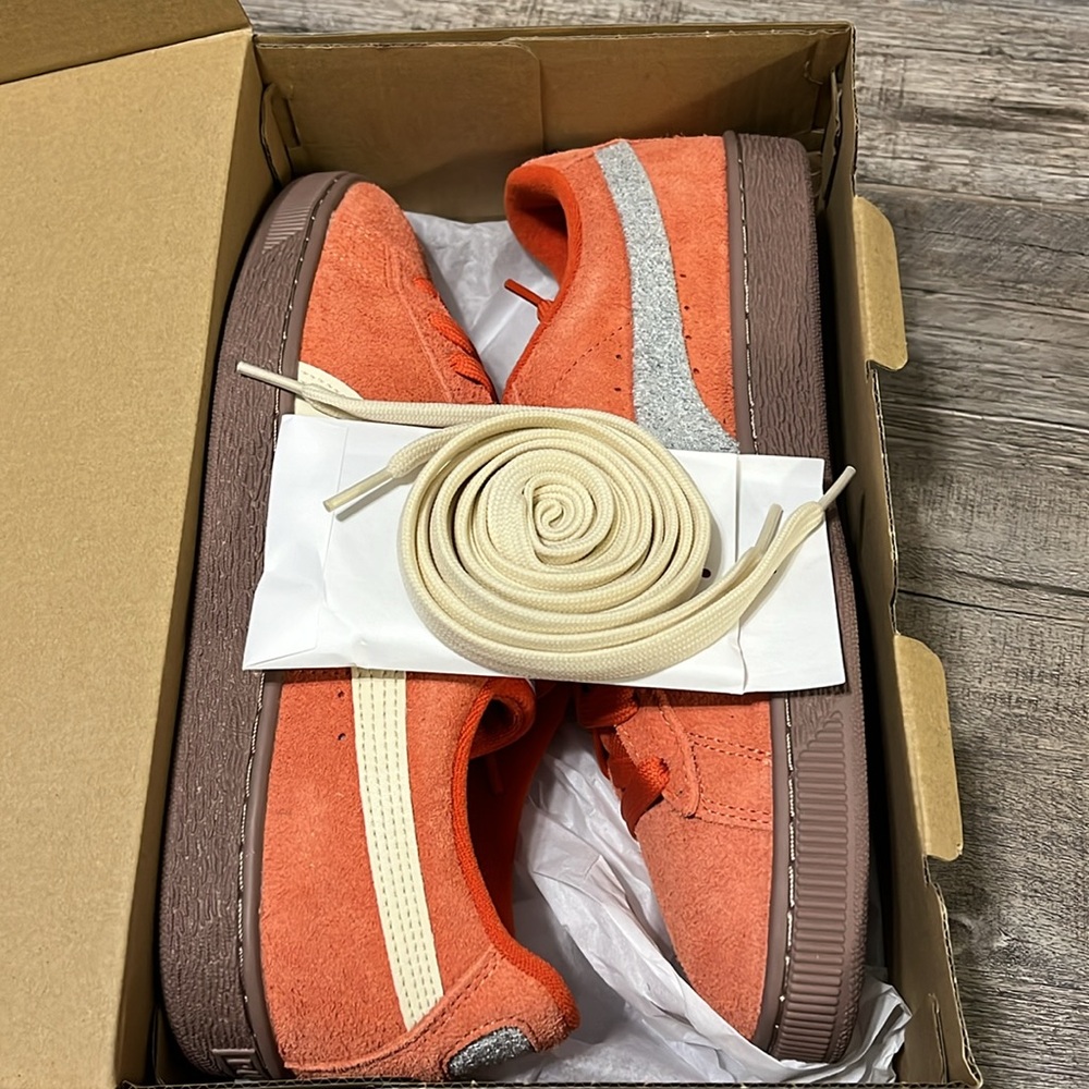 NWT PUMA Suede NT Men's Sneakers - Orange - 39405701 - Picture 12 of 12